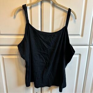 A.L.C. Black Spaghetti Strap Camisole